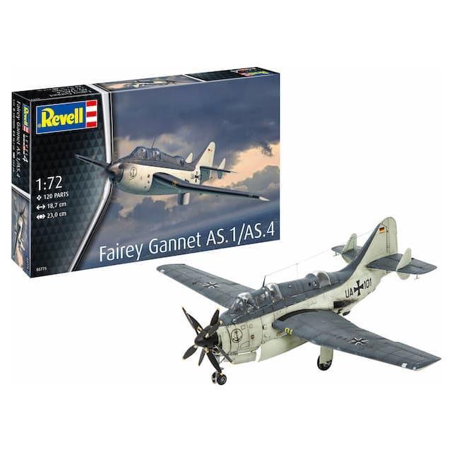 REVELL 1/72 Fairey Gannet AS.1/AS.4 - Australian Decals Included