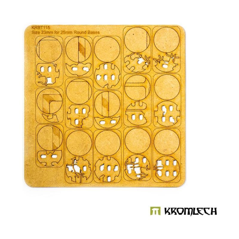 KROMLECH Imperial Guard 25 mm Round Base Toppers