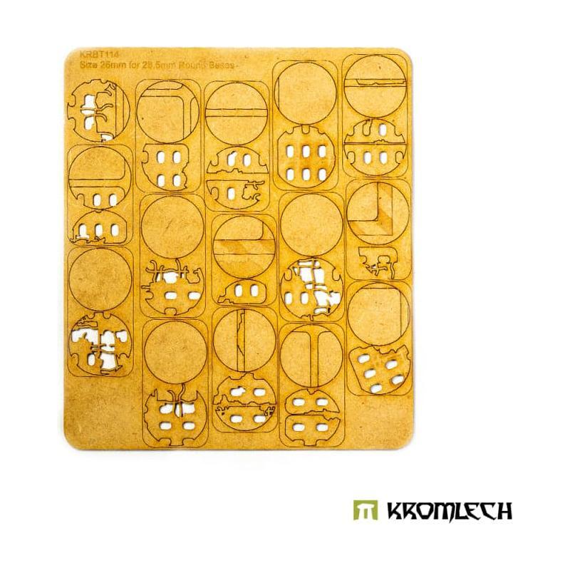 KROMLECH Imperial Guard 28.5mm Round Base Toppers