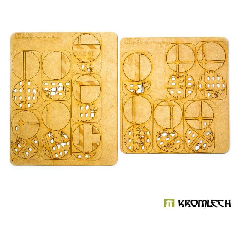 KROMLECH Imperial Guard 40 mm Round Base Toppers