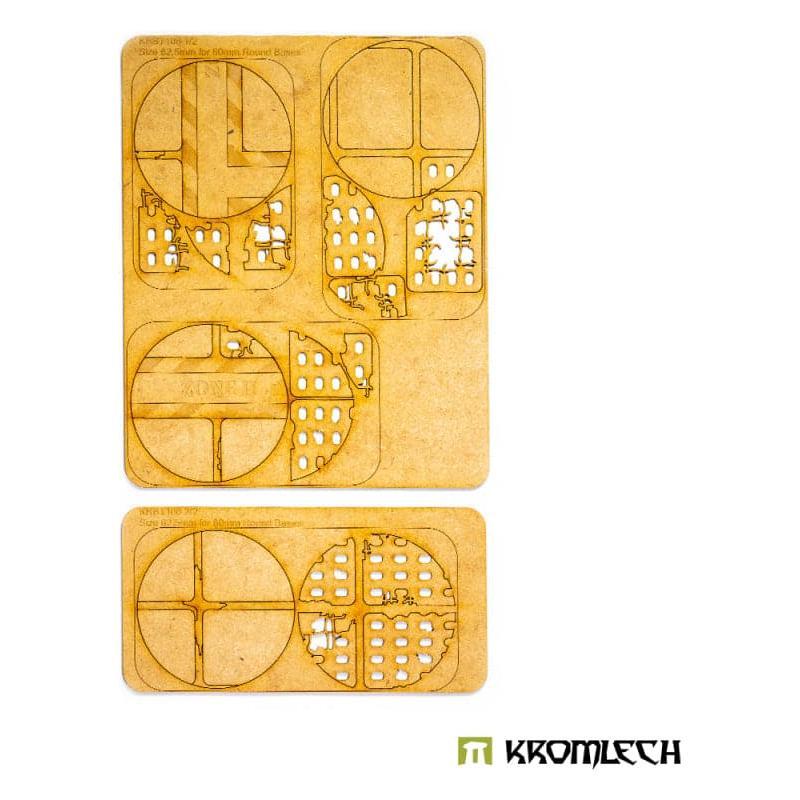 KROMLECH Imperial Guard 60 mm Round Base Toppers