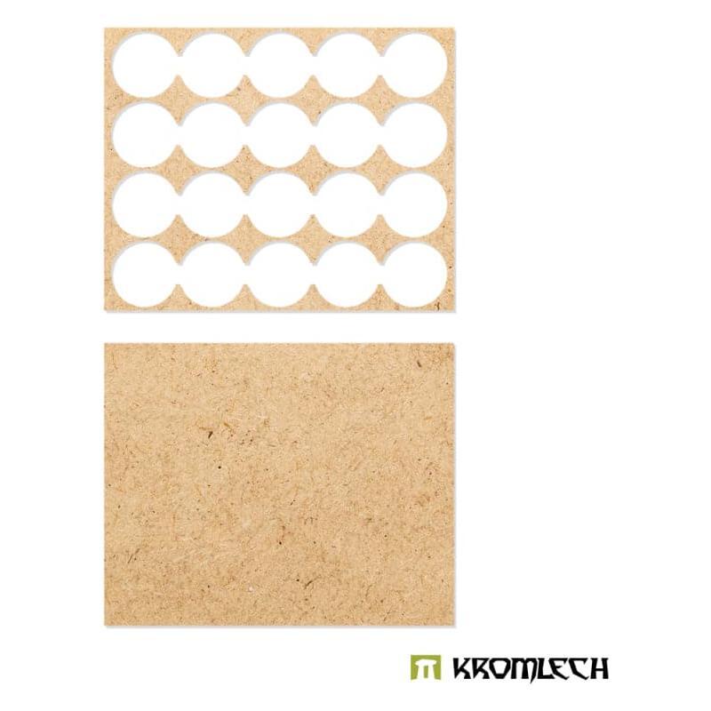KROMLECH Infantry 5x4 Round Base Adapter Tray (1)