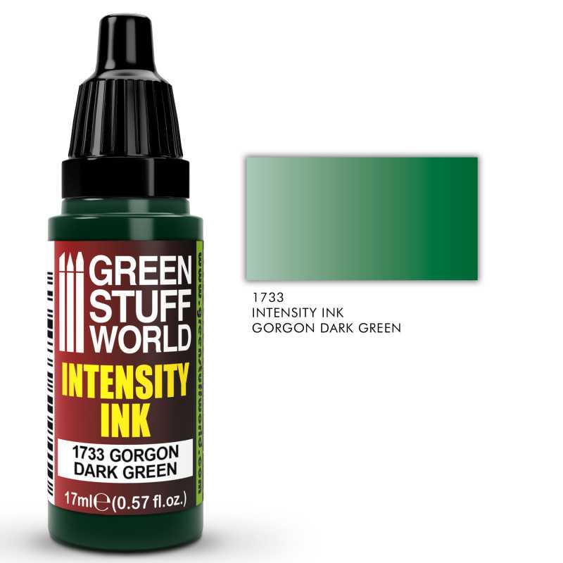 GREEN STUFF WORLD Intensity Ink Gorgon Dark Green 17ml