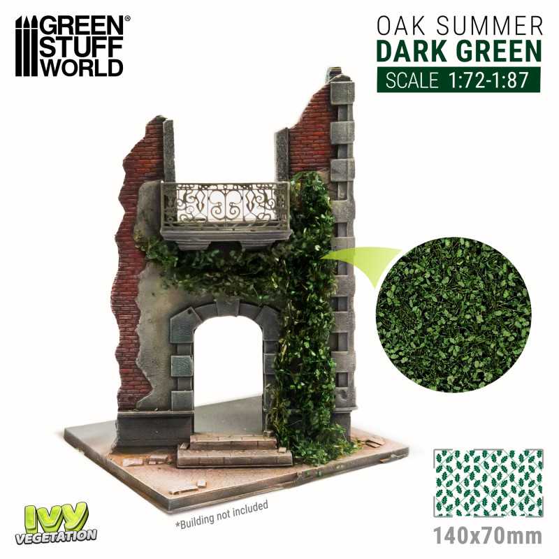 GREEN STUFF WORLD Ivy Foliage - Dark Green Oak - Small