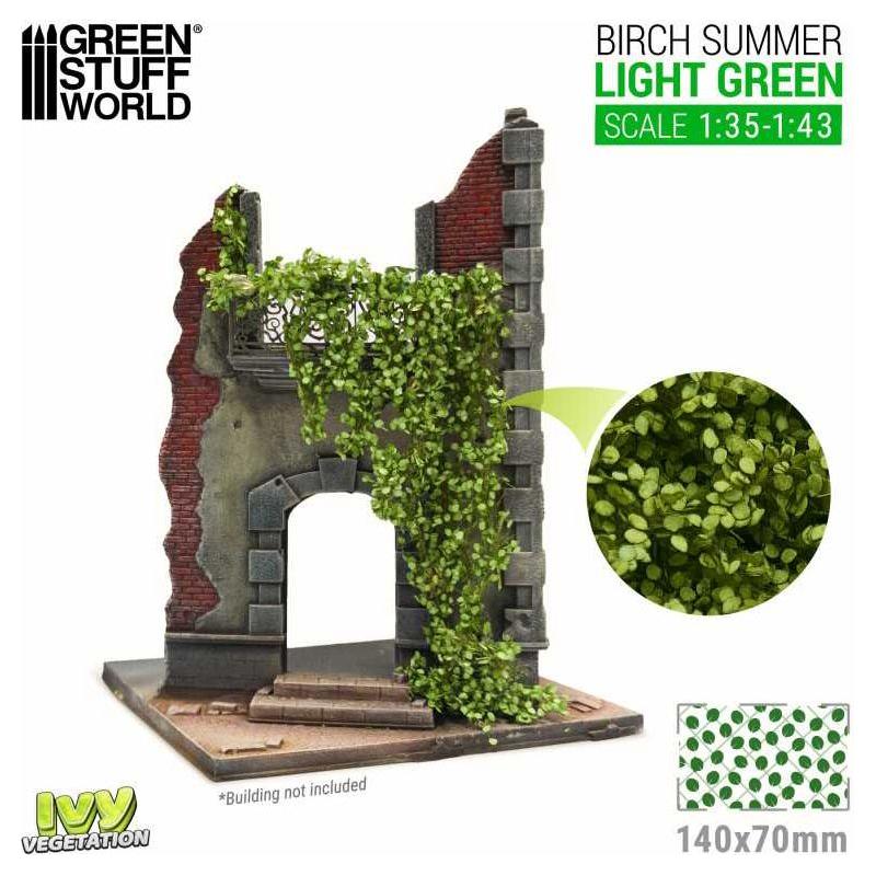 GREEN STUFF WORLD Ivy Foliage - Light Green Birch - Large