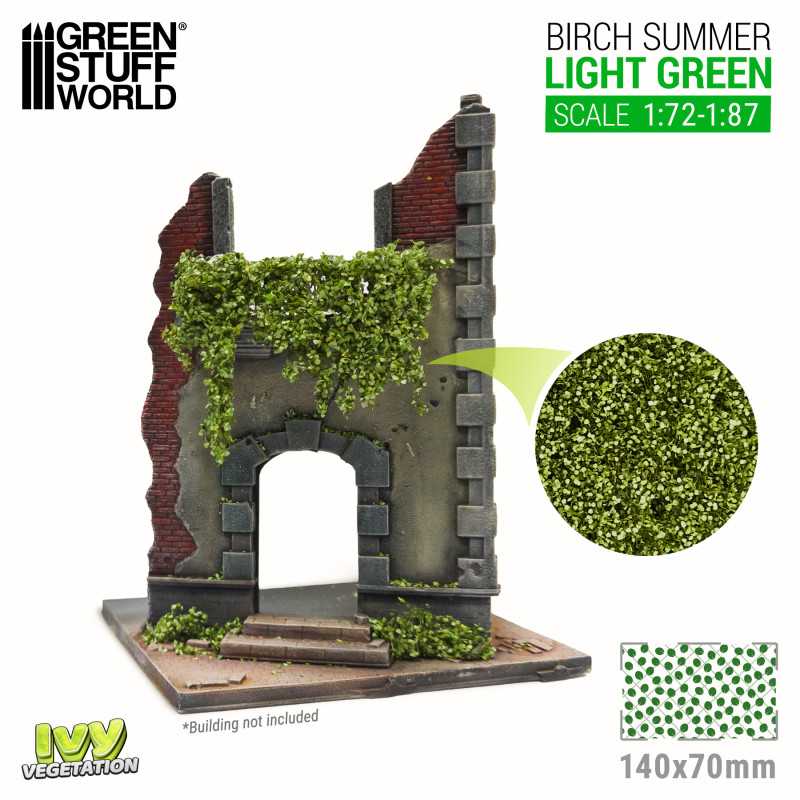 GREEN STUFF WORLD Ivy Foliage - Light Green Birch - Small