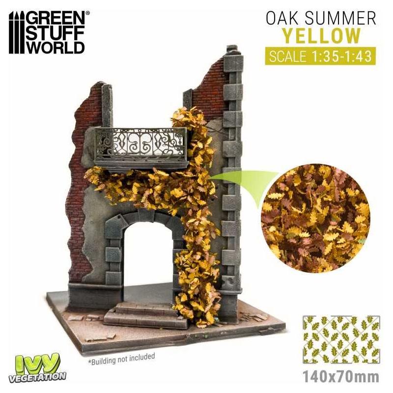 GREEN STUFF WORLD Ivy Foliage - Yellow Oak - Large
