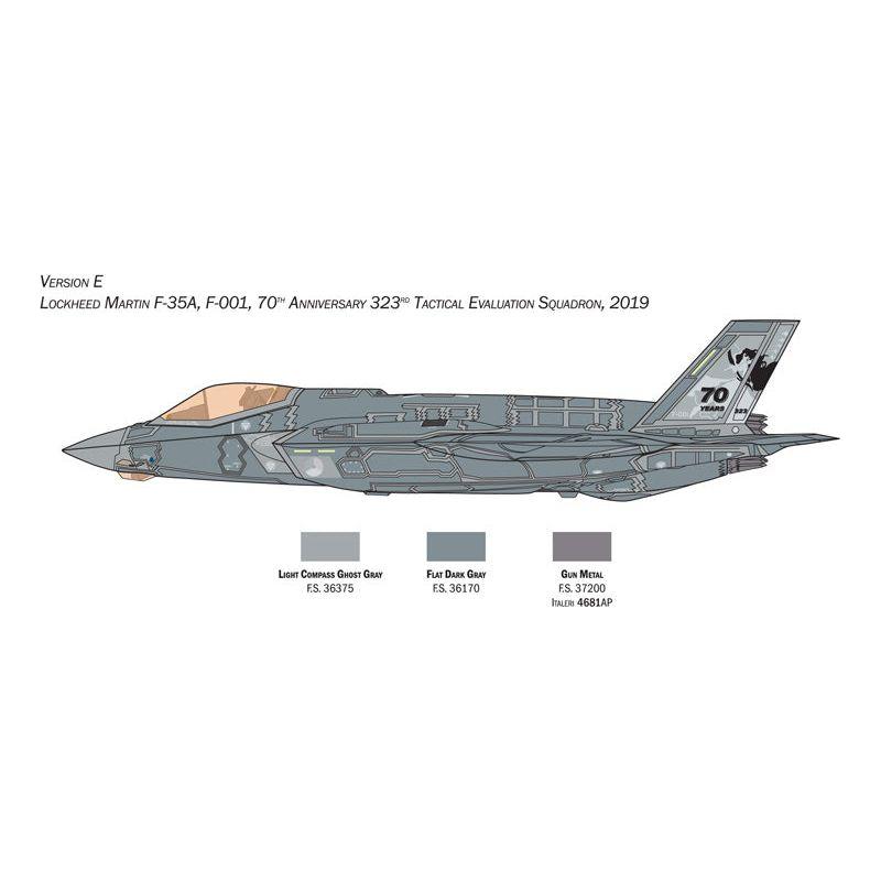 ITALERI 1/72 F-35A Lightning II (Beast Mode) Australian Decals Included
