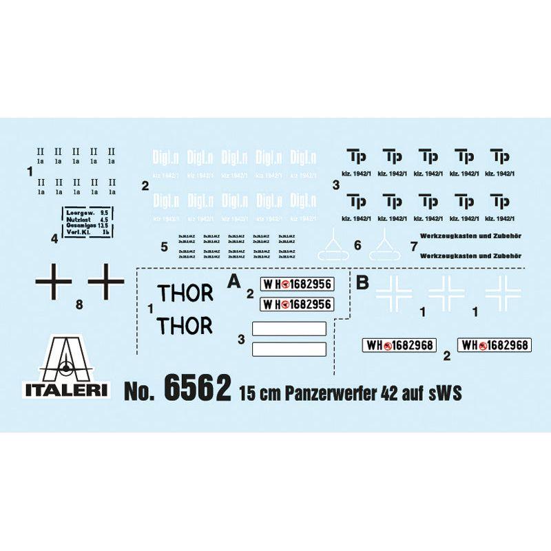 ITALERI 1/35 15cm Panzerwerfer 42 auf sWS