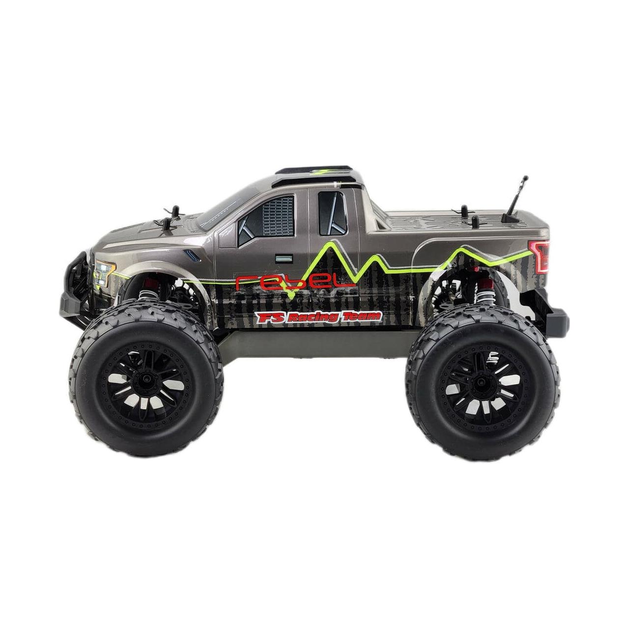 FS RACING Rebel Monster Truck 4x4 Brushed RTR 1/10 Grey