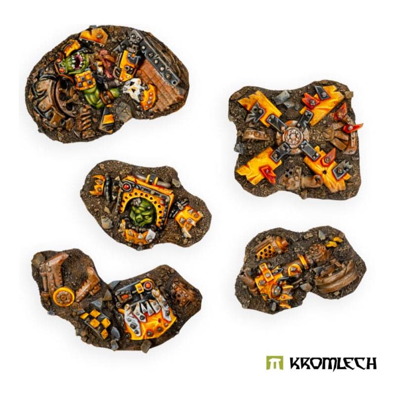 KROMLECH Large Orc Casualties Basing Kit (5)