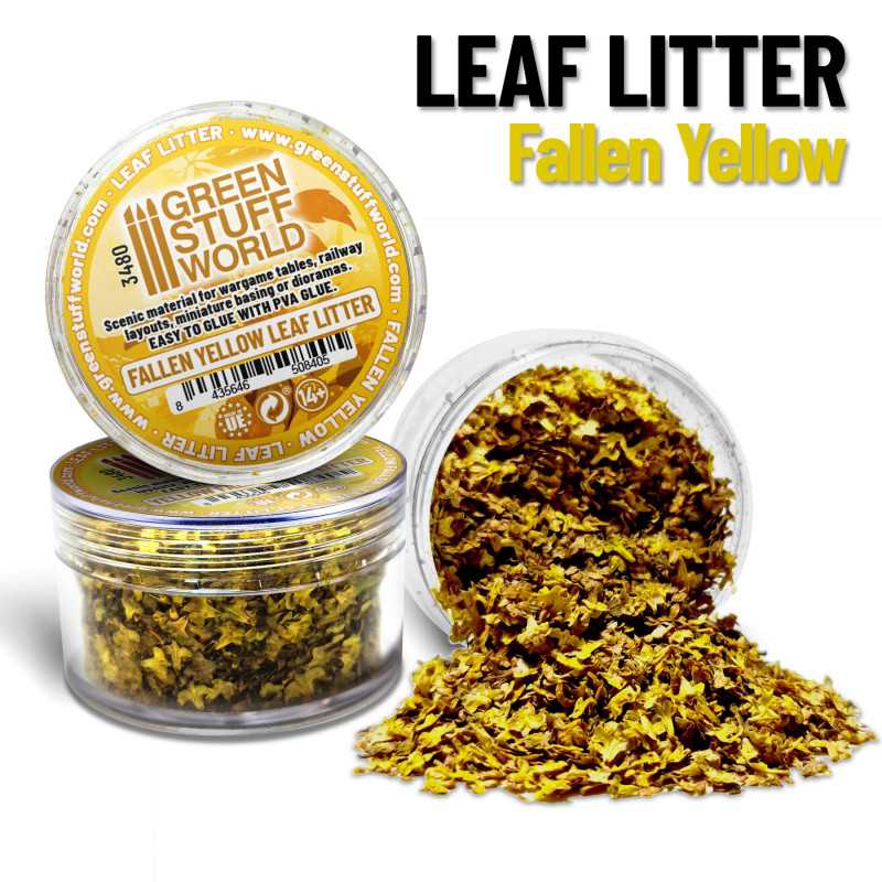 GREEN STUFF WORLD Leaf Litter - Fallen Yellow