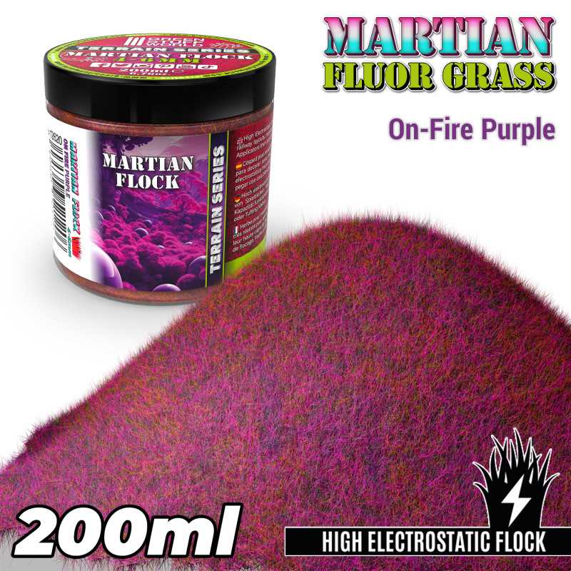 GREEN STUFF WORLD Martian Fluor Grass On Fire Purple 200ml