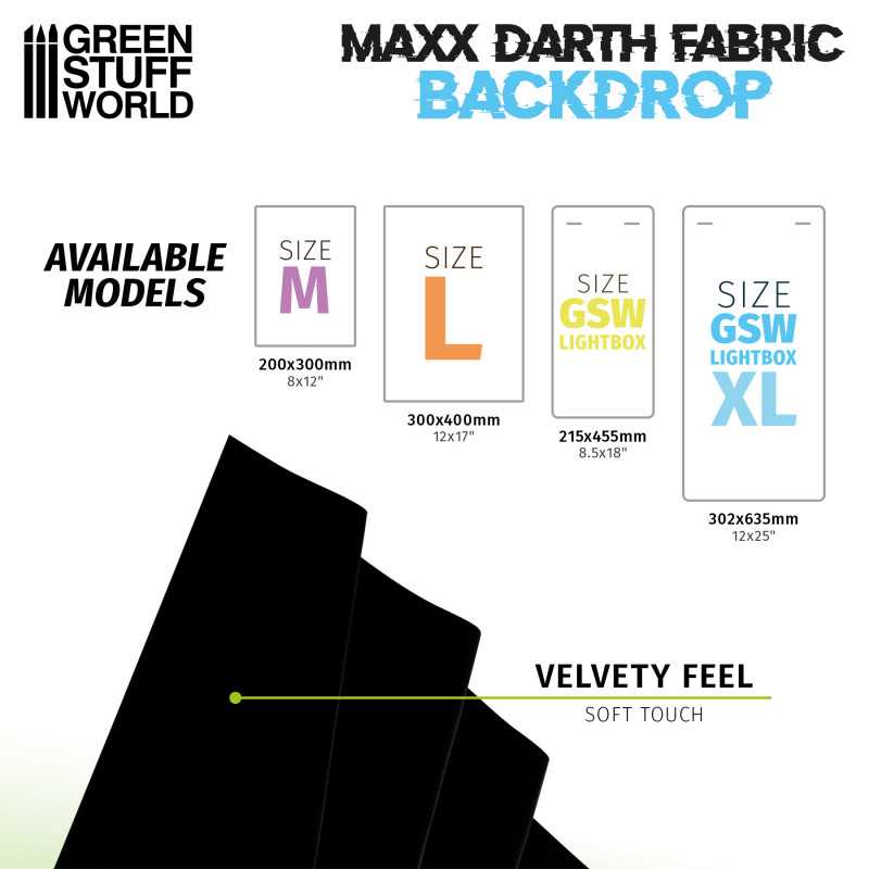 GREEN STUFF WORLD Maxx Darth Backdrop - Lightbox XL