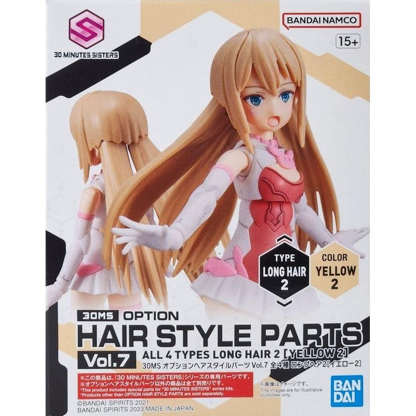 BANDAI 30MS Option Hair Style Parts Vol. 7 Long2 Yellow2