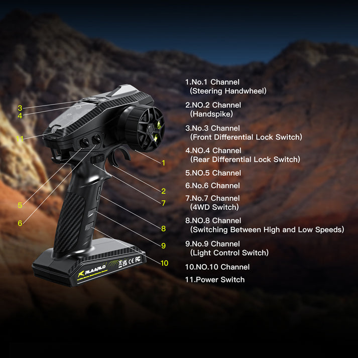 Rlaarlo MK07Z-BS Croball MK-07 Jurassic V02 ARTR 1/7th BLS