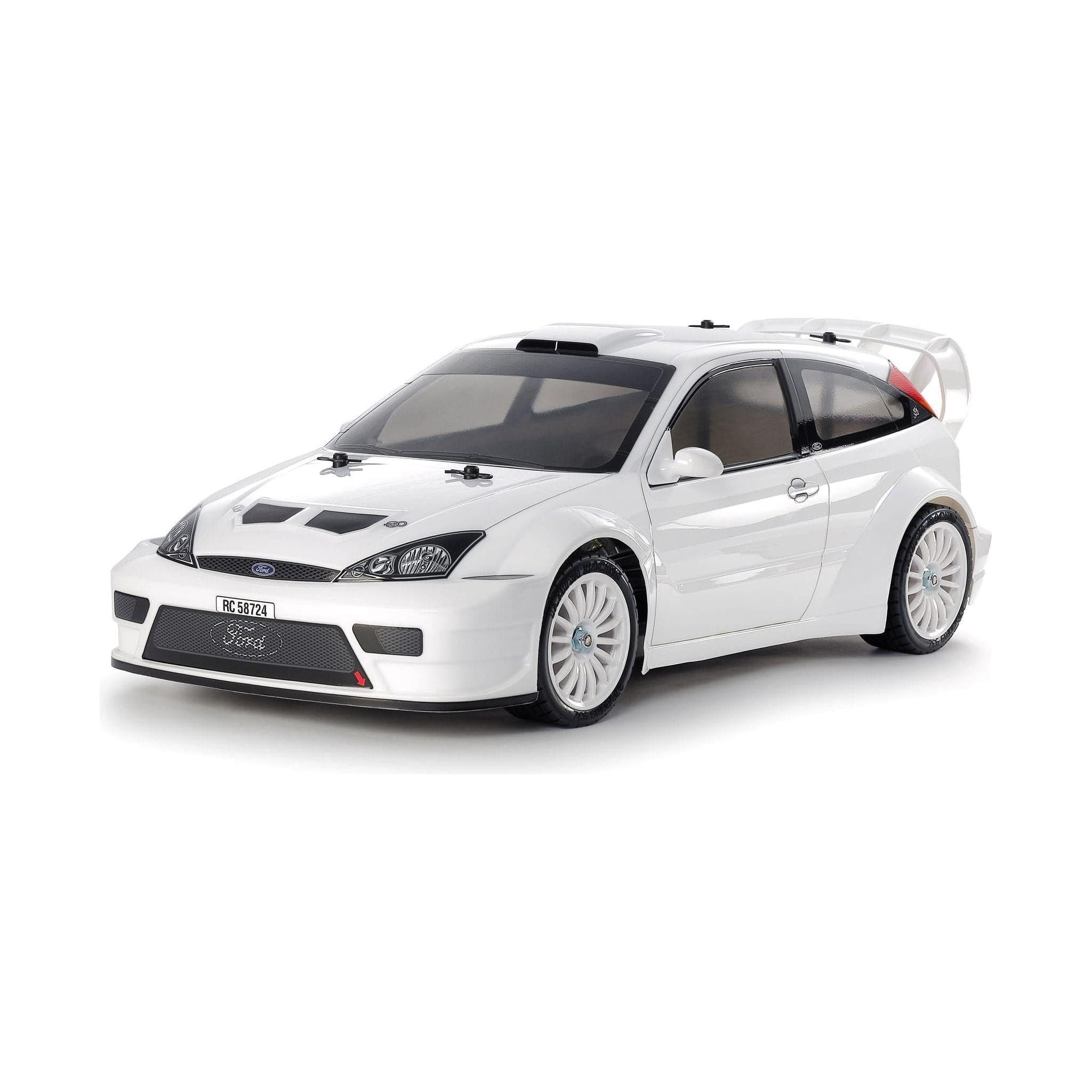 TAMIYA 1/10 2003 Ford Focus RS White Body RC