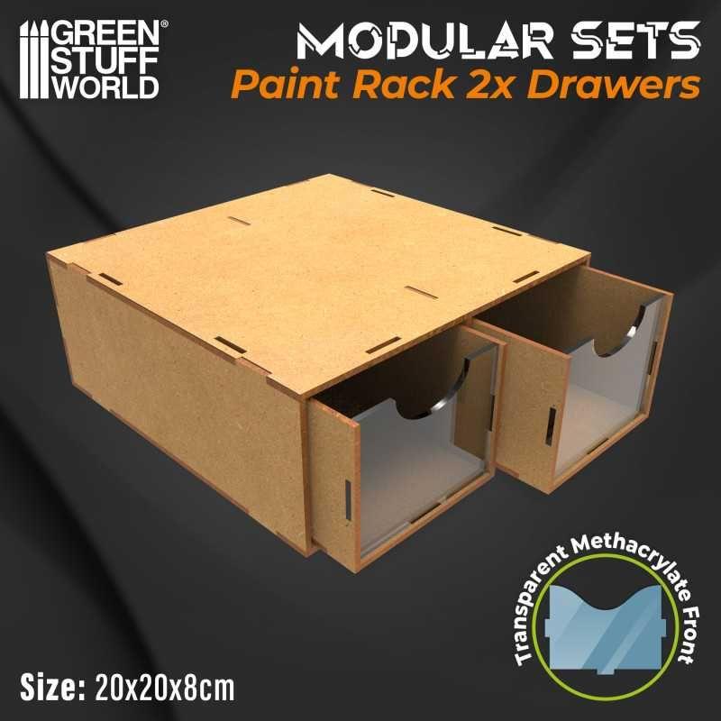 GREEN STUFF WORLD Modular Set 2x Drawers