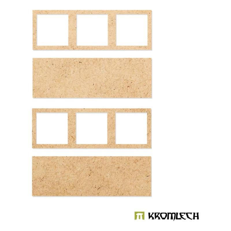 KROMLECH Monstrous Infantry 3x1 Square Base Converter Trays (2)