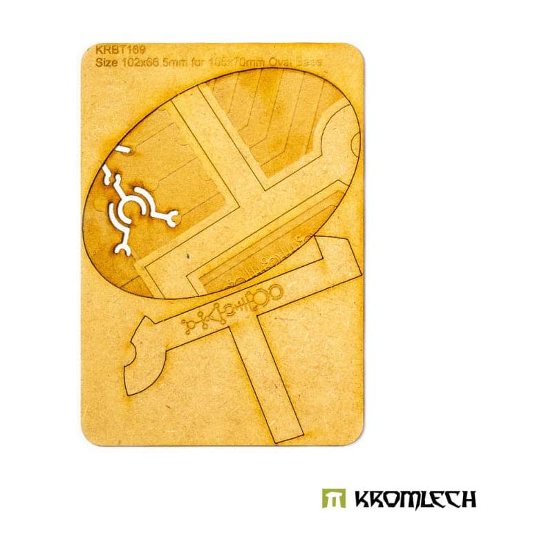 KROMLECH Nekropolis 105x70mm Oval Base Topper