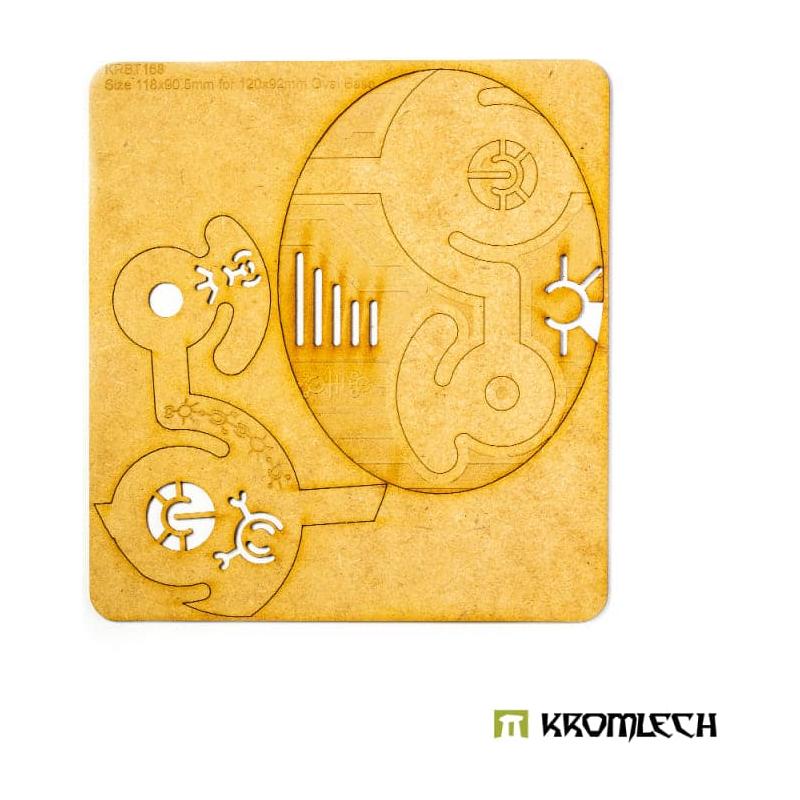 KROMLECH Nekropolis 120x92mm Oval Base Topper