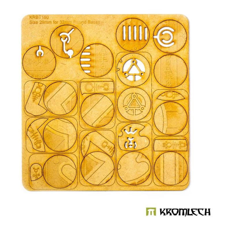 KROMLECH Nekropolis 32mm Round Base Toppers