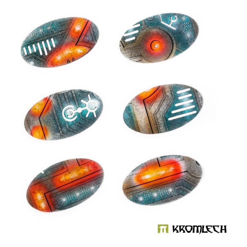 KROMLECH Nekropolis 75x42mm Oval Base Toppers