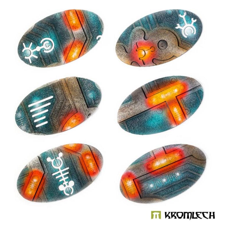 KROMLECH Nekropolis 90x52mm Oval Base Toppers