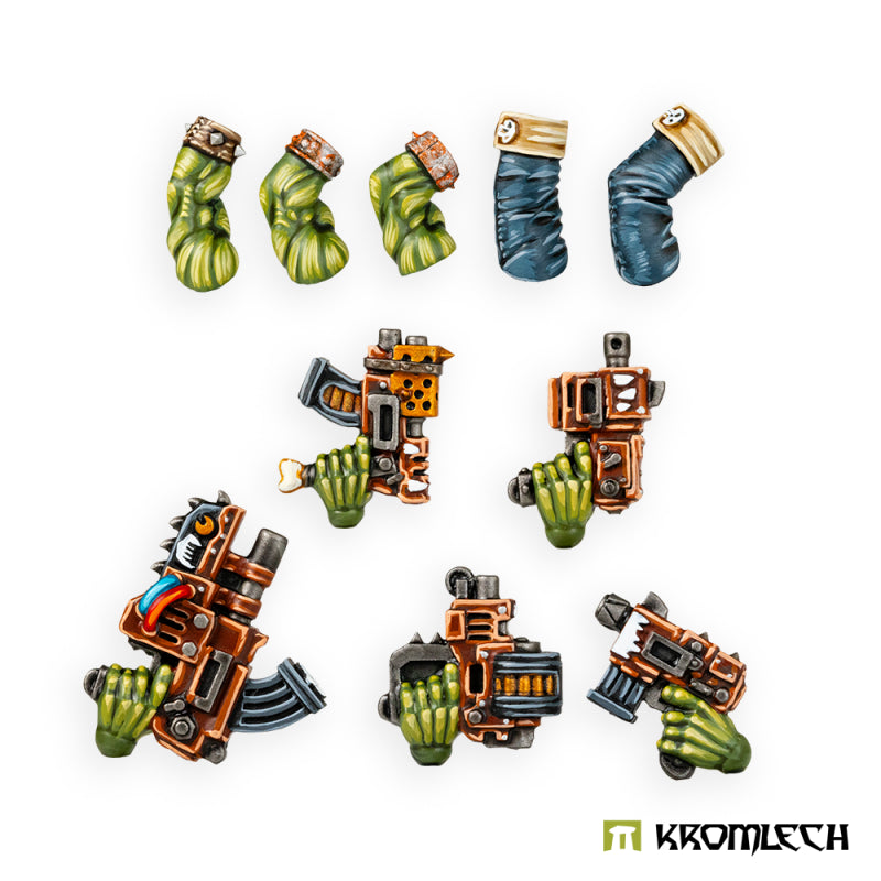 KROMLECH Orc Greatcoat Boss Left Pistols