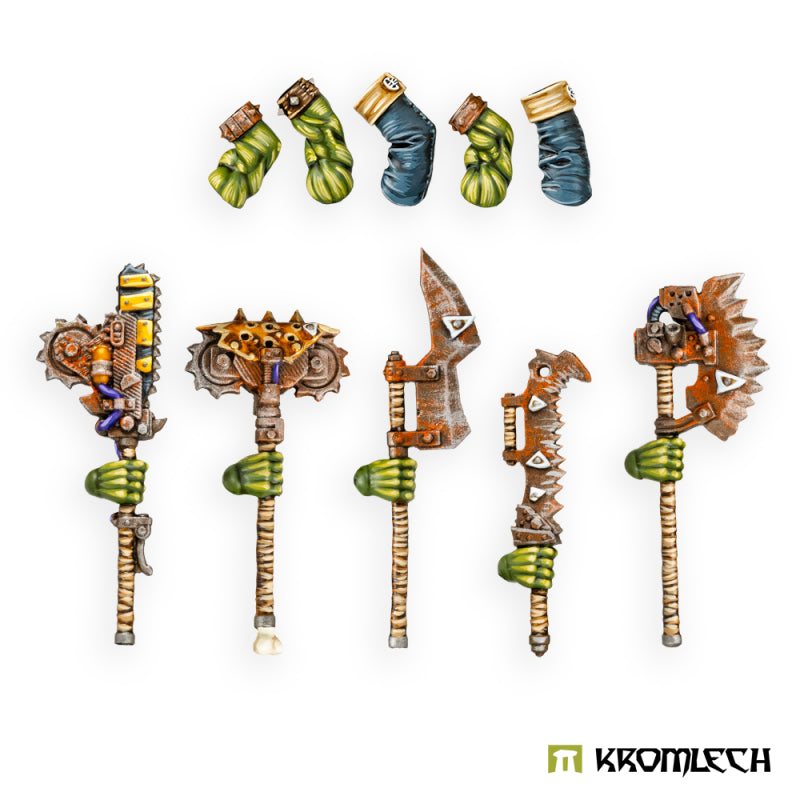 KROMLECH Orc Greatcoat Boss Right Big Cleavers