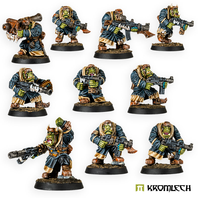KROMLECH Orc Greatcoat Korps Shoota Squad