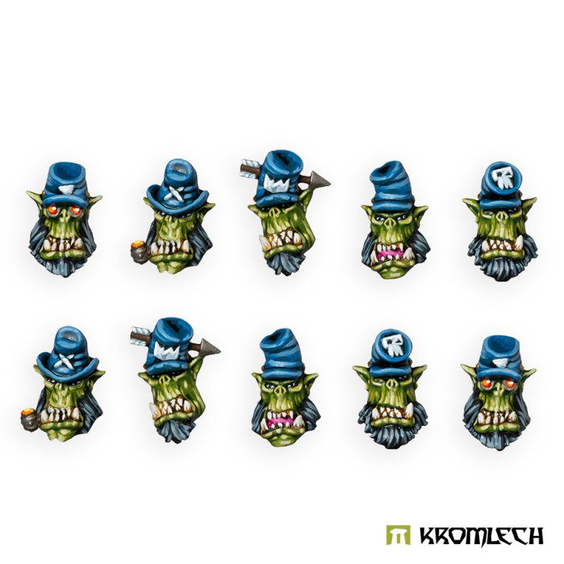 KROMLECH Orc Heads in Confederate Hats