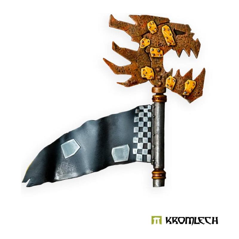 KROMLECH Orc Moon Krumpanaut Battle Banner