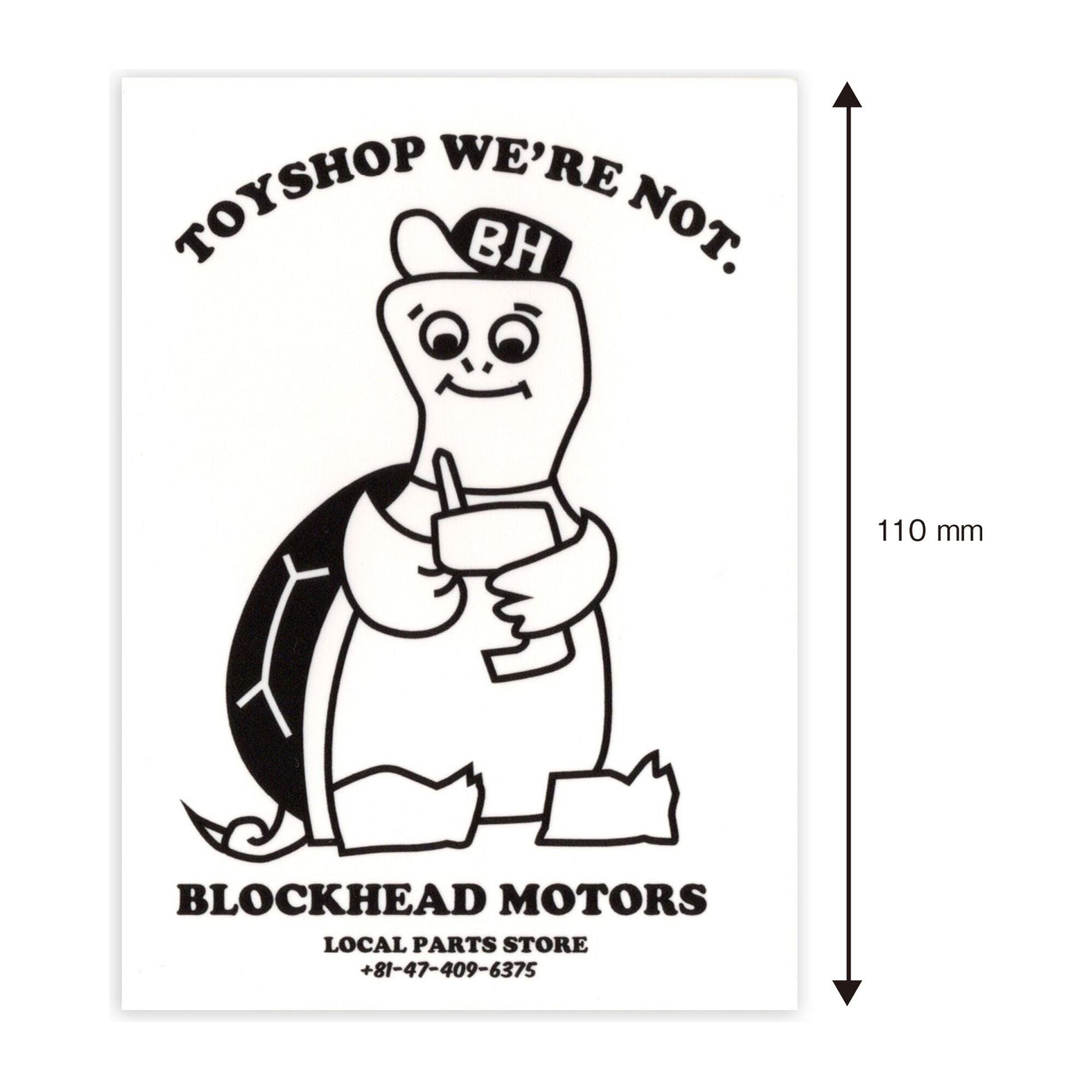 BLOCKHEAD MOTORS RC Turtle Sticker