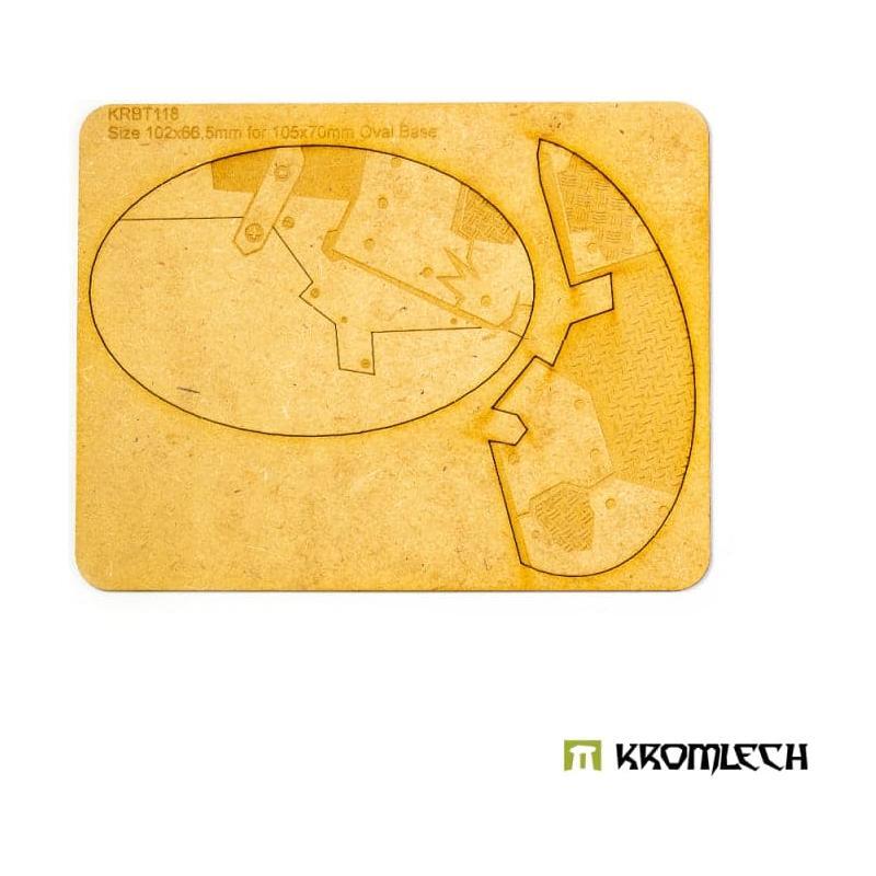 KROMLECH Orkenburg 105x70mm Oval Base Topper