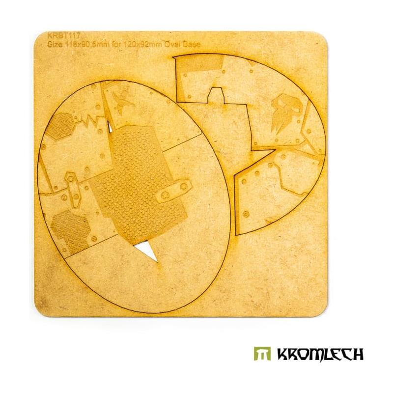KROMLECH Orkenburg 120x92 mm Oval Base Topper