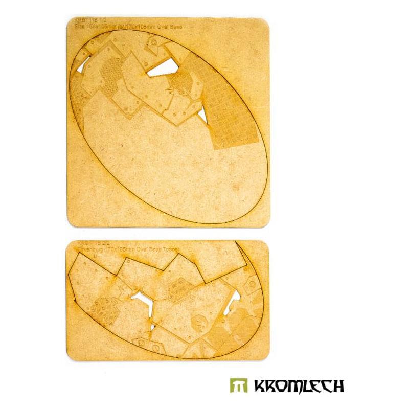 KROMLECH Orkenburg 170x105mm Oval Base Topper
