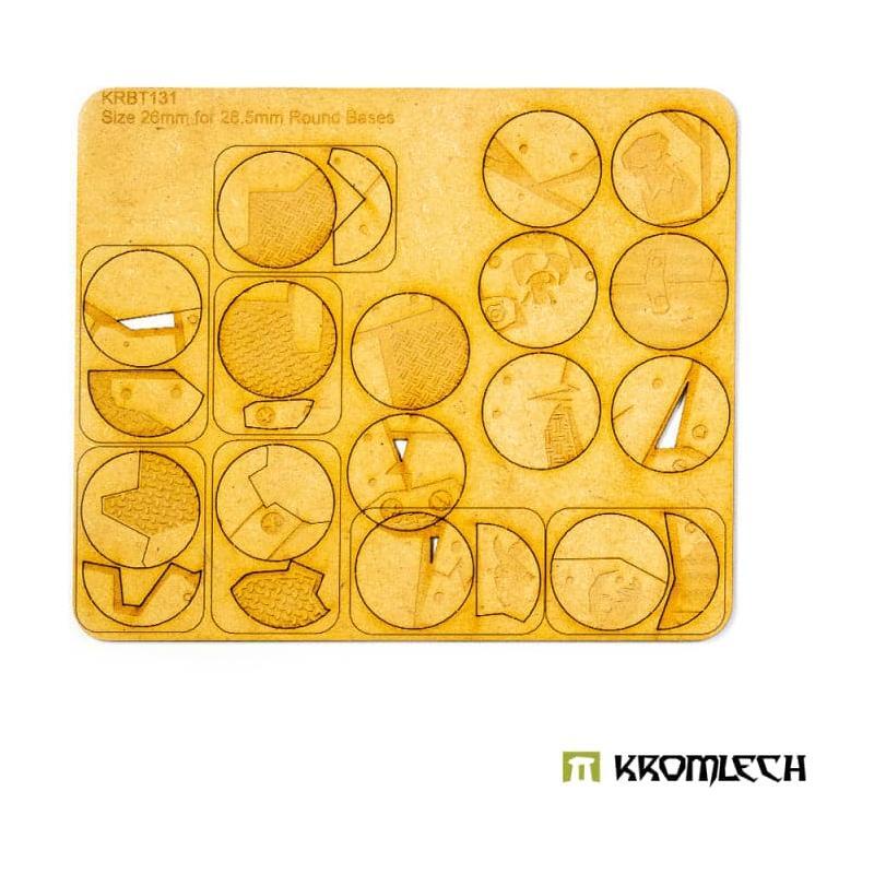 KROMLECH Orkenburg 28.5mm Round Base Toppers