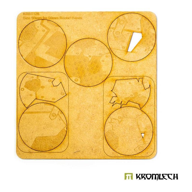 KROMLECH Orkenburg 50mm Round Base Toppers - 50mm