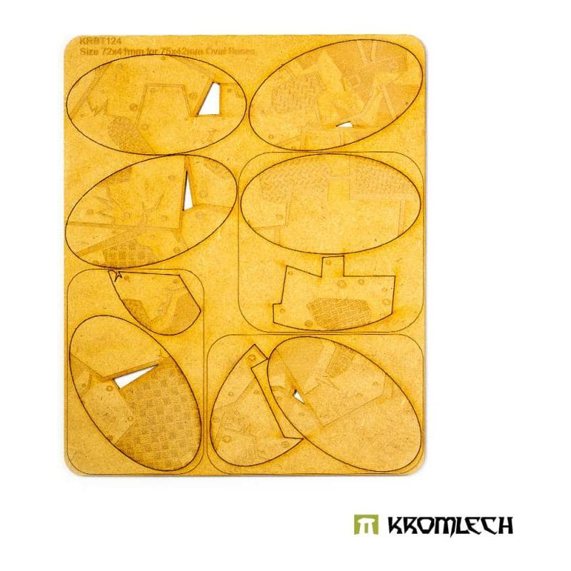KROMLECH Orkenburg 75x42mm Oval Base Toppers