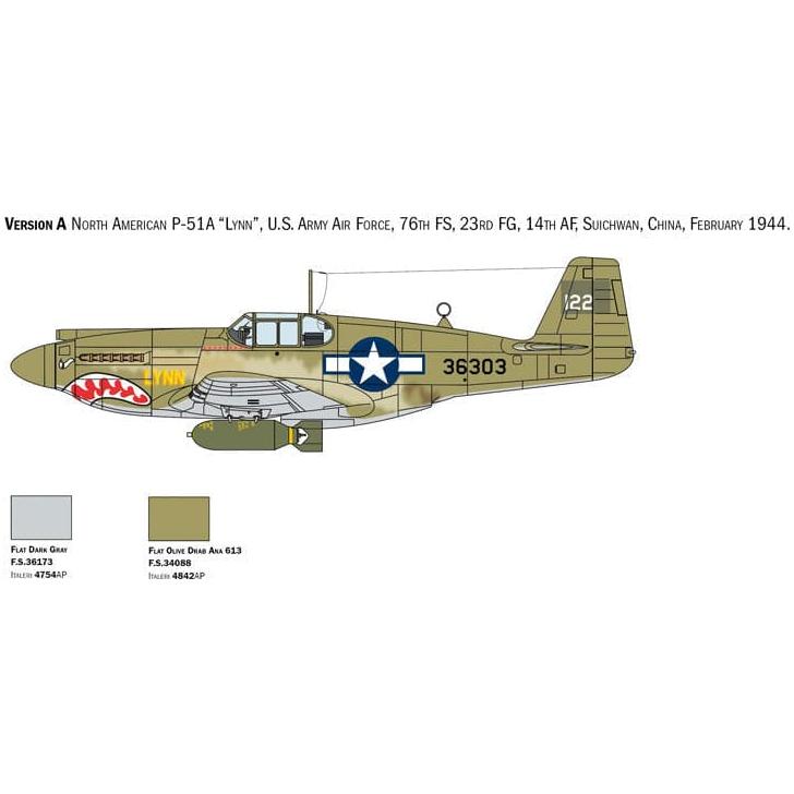 ITALERI 1/72 P-51A Mustang