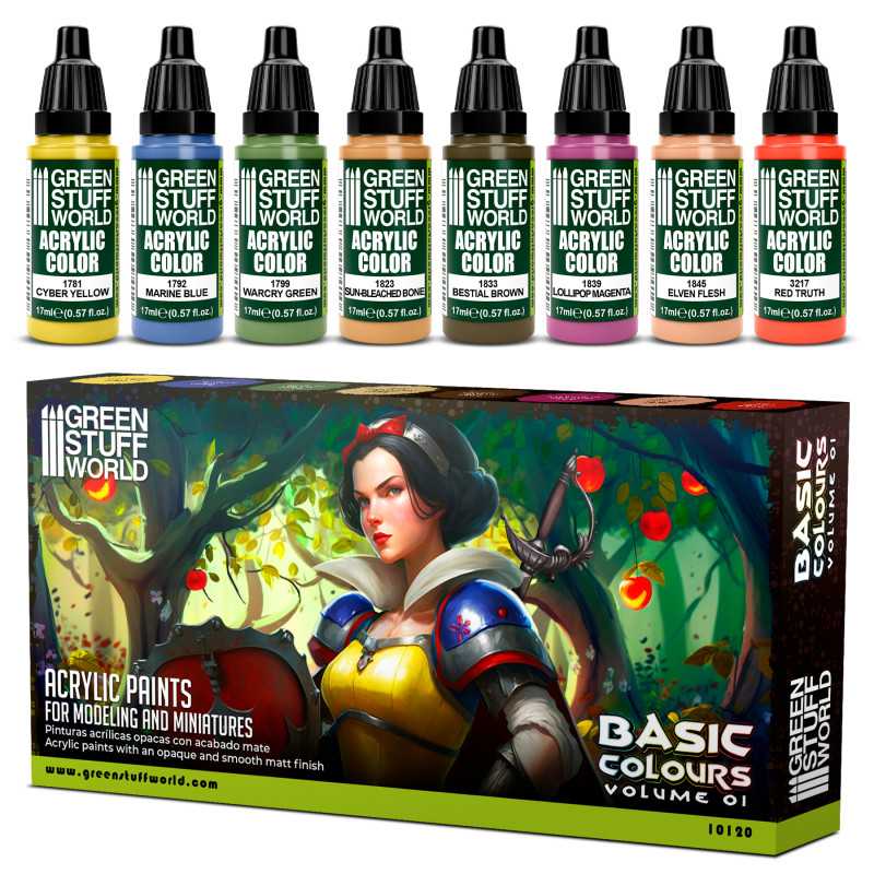 GREEN STUFF WORLD Paint Set - Basic