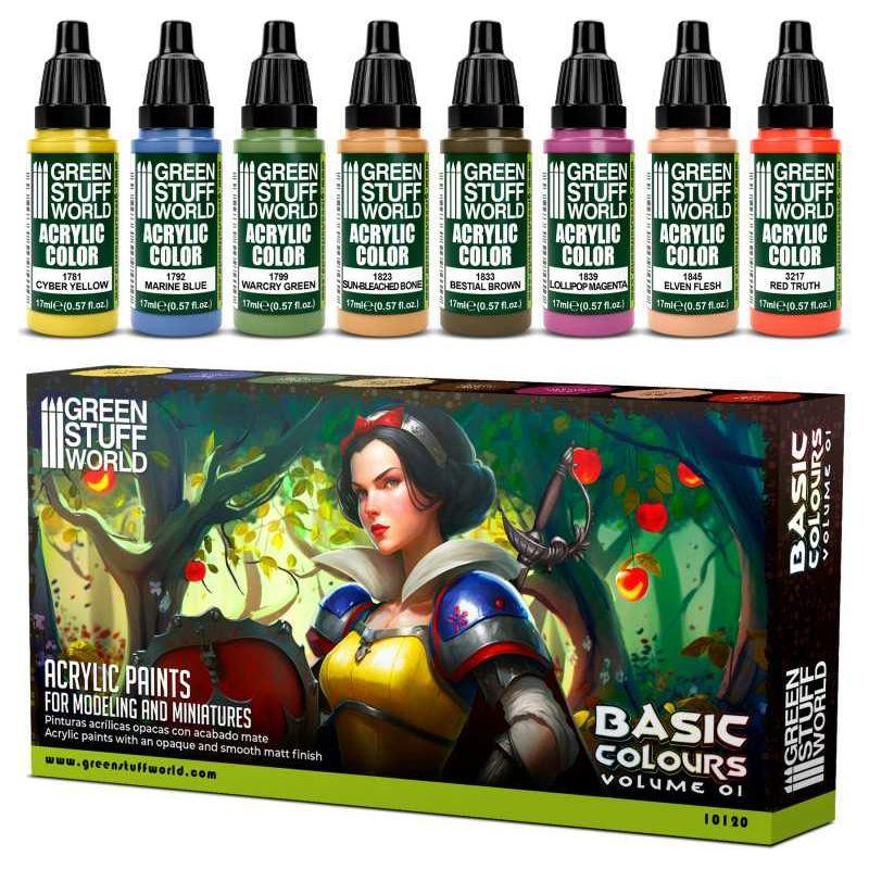 GREEN STUFF WORLD Paint Set - Basic