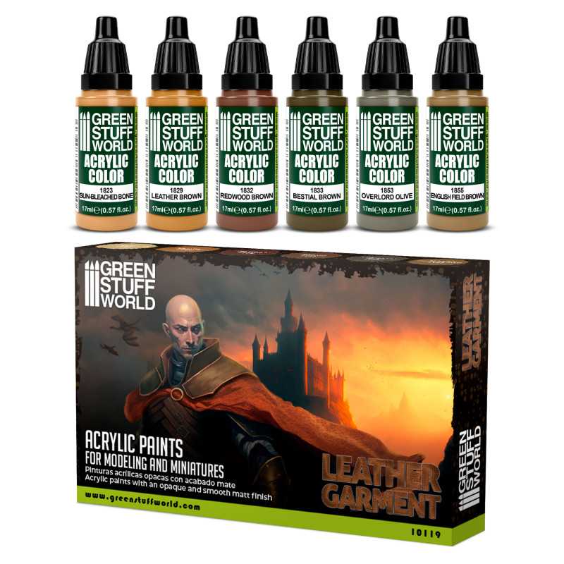 GREEN STUFF WORLD Paint Set - Brown