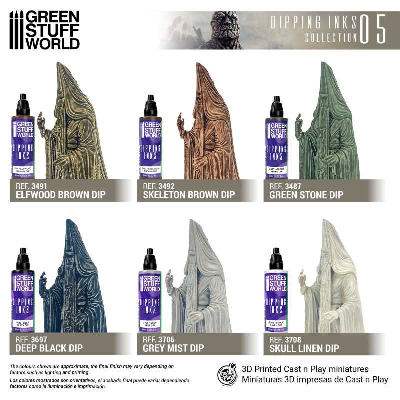 GREEN STUFF WORLD Paint Set - Dipping Collection 05