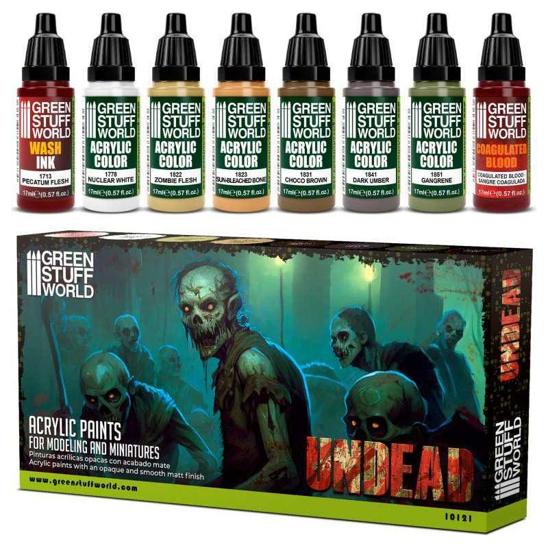 GREEN STUFF WORLD Paint Set - Undead