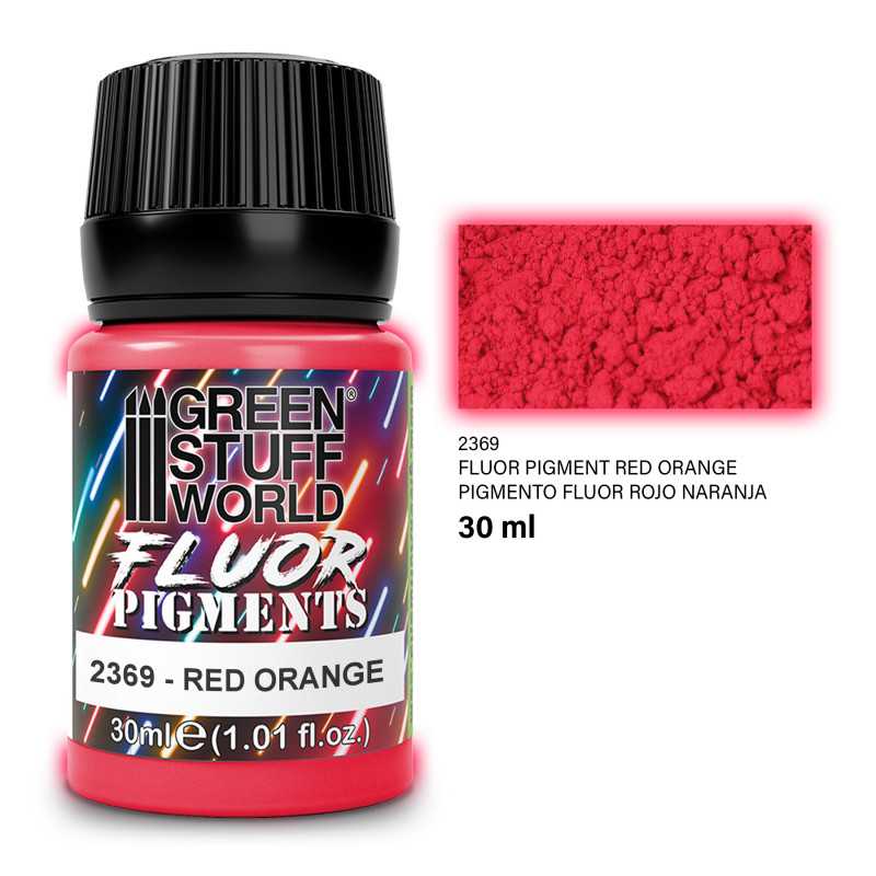 GREEN STUFF WORLD Pigment Fluor Red Orange 30ml