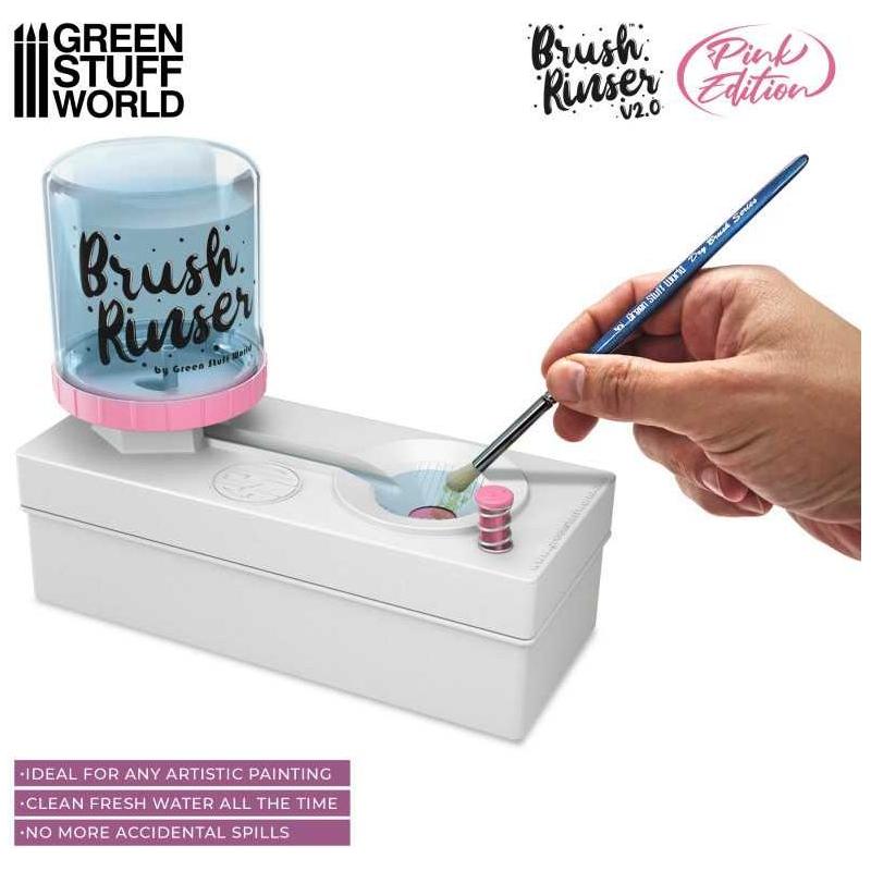 GREEN STUFF WORLD PINK BRUSH RINSER