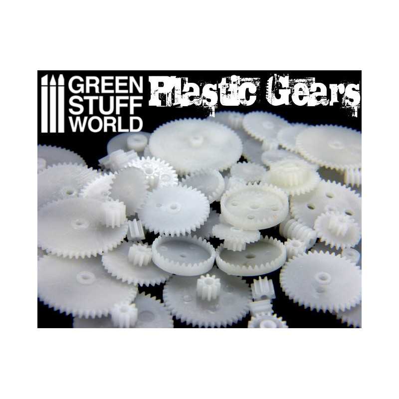 GREEN STUFF WORLD PLASTIC COGS and GEARS Steampunk
