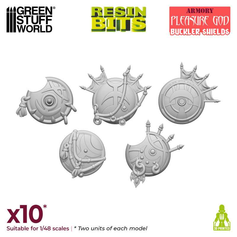 GREEN STUFF WORLD Pleasure God Bucklers Shields